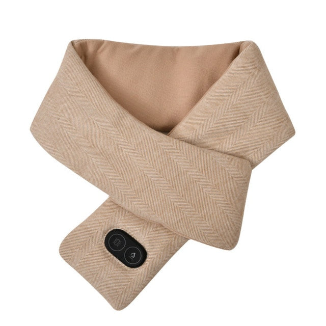 USB Heated Fleece Neck Warmer with 3 Temperature Settings