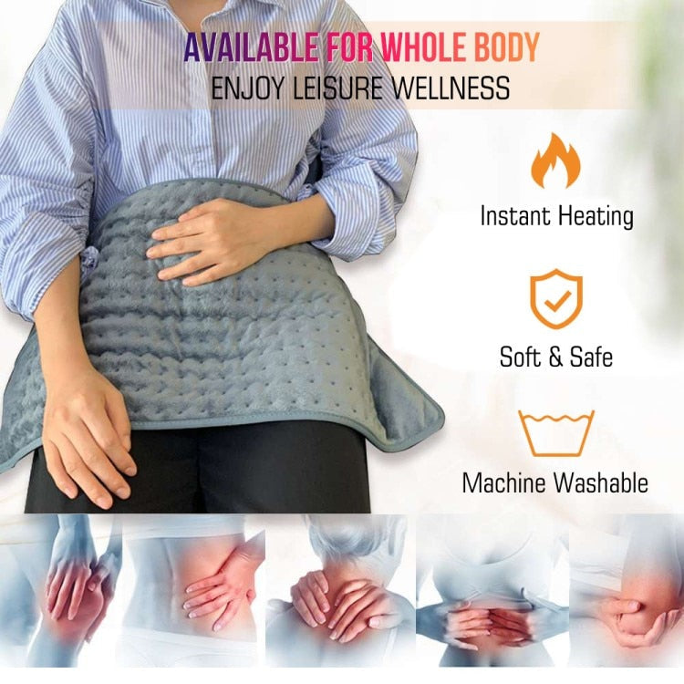 Digital Heating Pad with Temperature Control & Auto Shutoff for Neck, Back & Shoulders