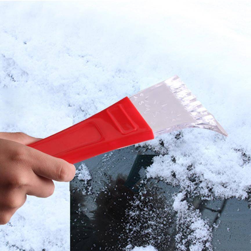 Compact Winter Ice Scraper for Car Windshields – Ergonomic Handheld Design for Fast Frost Removal