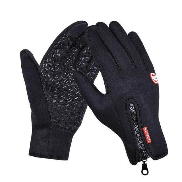 Touchscreen Winter Gloves with Fleece Lining & Windproof Shell for Cold Weather