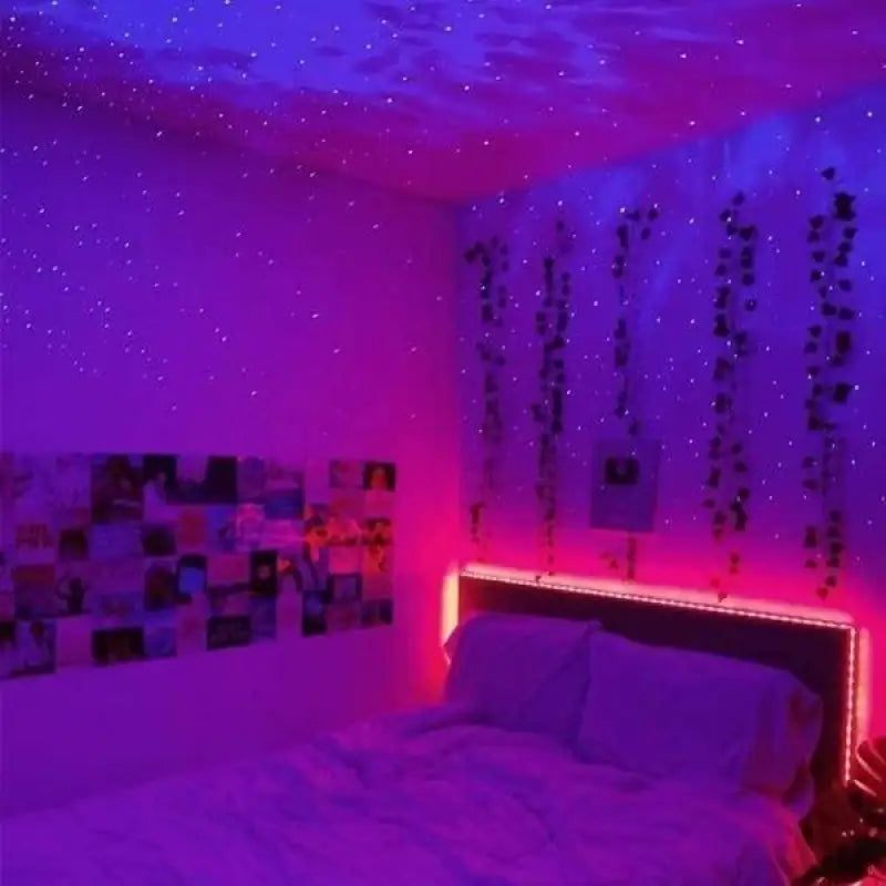 Galaxy-Nebula-Lichtprojektor mit Fernbedienung für Schlafzimmer, Wohnzimmer & Decken – Mehrfarbiges LED-Nachtlicht | Thomler