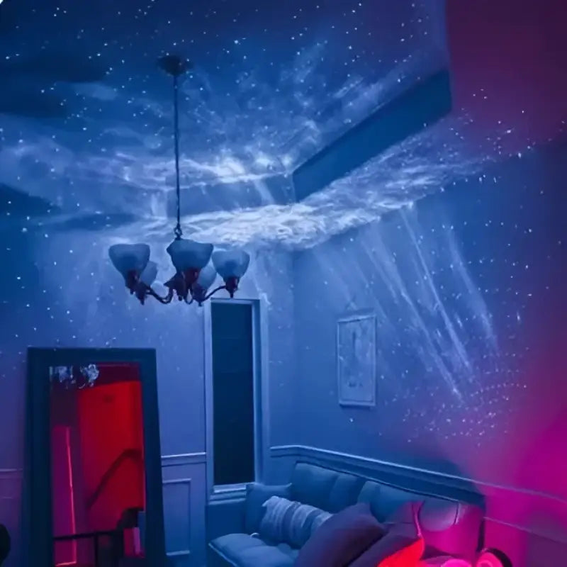 Galaxy-Nebula-Lichtprojektor mit Fernbedienung für Schlafzimmer, Wohnzimmer & Decken – Mehrfarbiges LED-Nachtlicht | Thomler