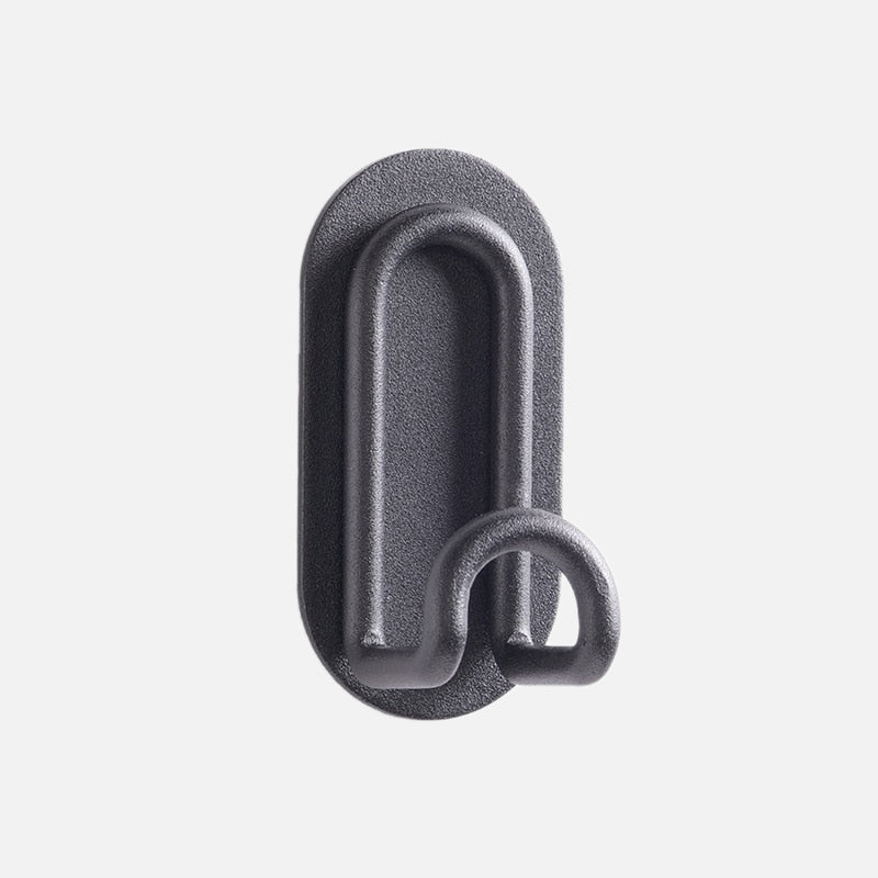 Adhesive Metal Hooks for Bathroom & Kitchen Storage — Dual-Hook Design, No Drilling, Lightweight Organizer for Keys, Towels, Accessories | Thomler