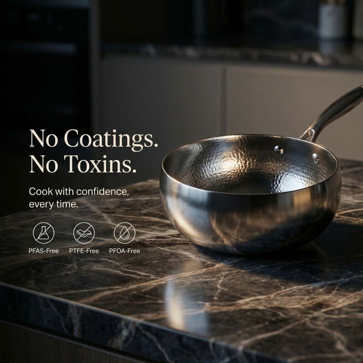 Pure Titanium Frying Pan