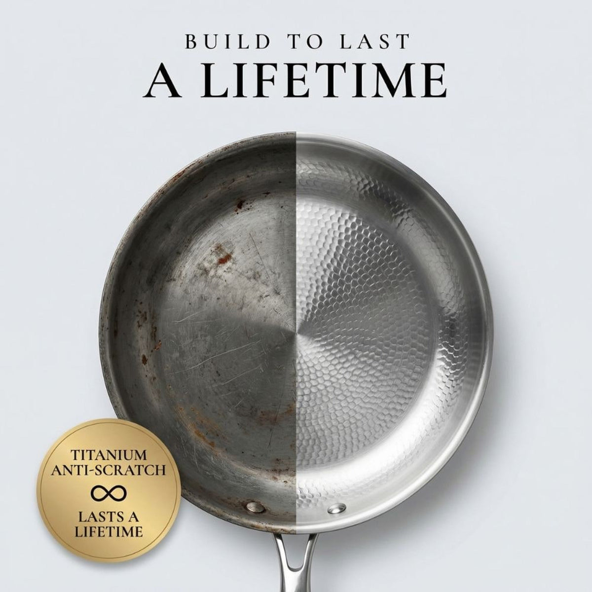 Pure Titanium Frying Pan