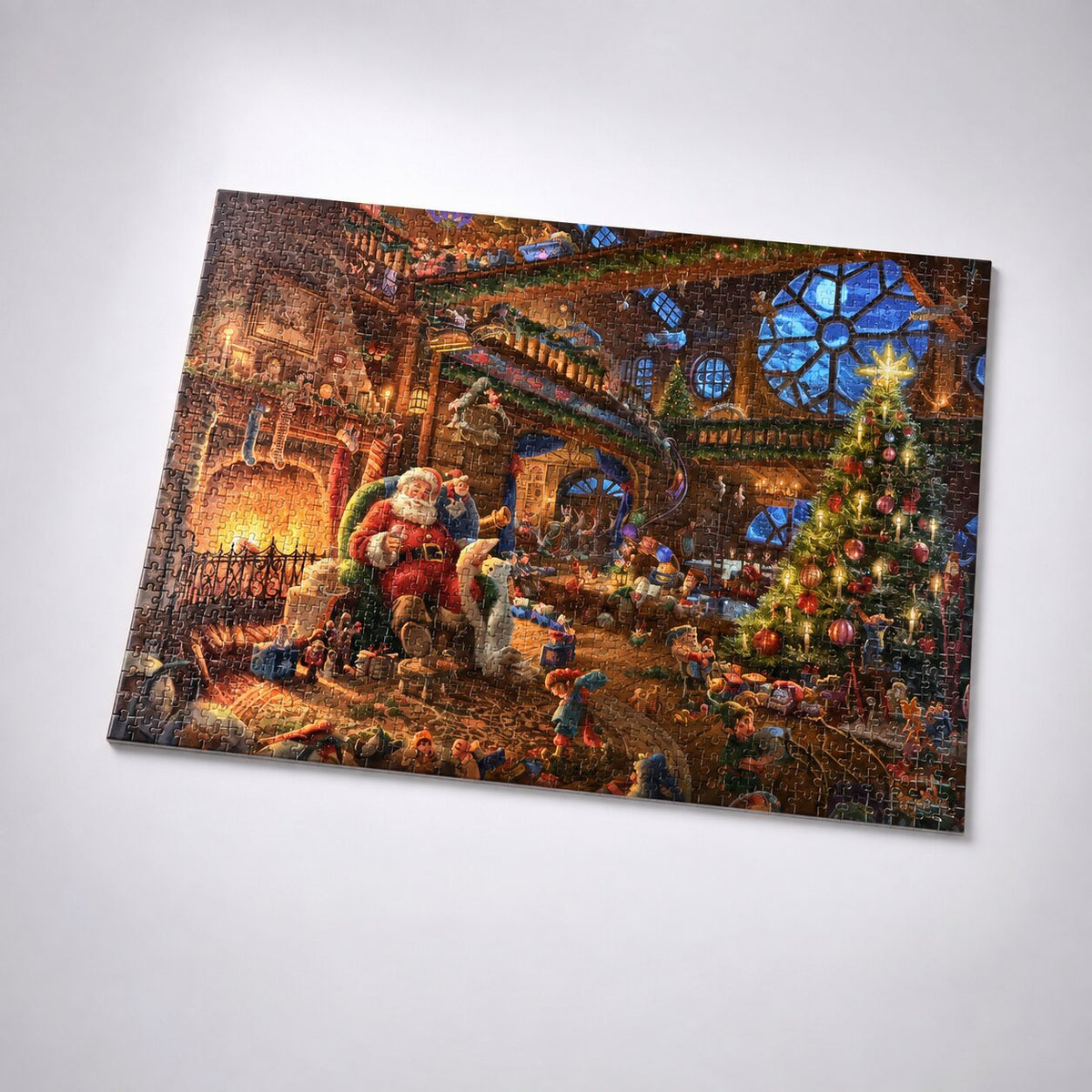 Holiday Countdown Jigsaw Calendar – 1,008-Piece Christmas Puzzle in 24 Daily Segments with Full-Size Guide Poster