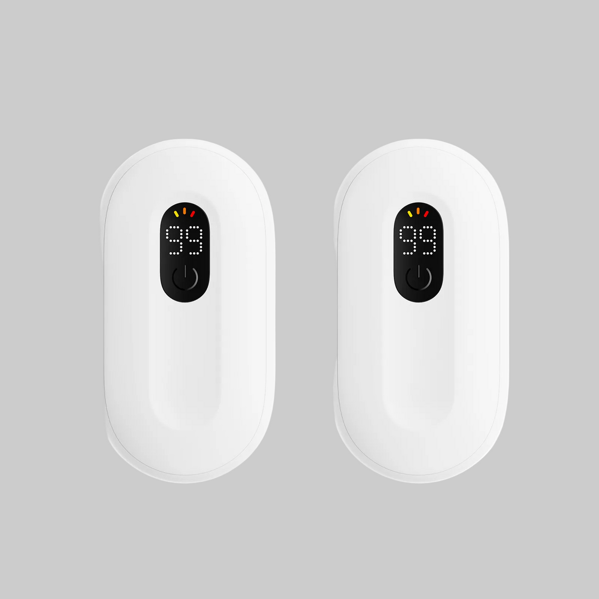 USB-C Rechargeable Pocket Hand Warmers 2-Pack – Magnetic Design with LED Battery Display