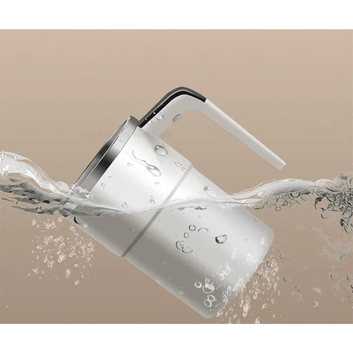 Rechargeable Self-Stirring Mug With Temperature Display