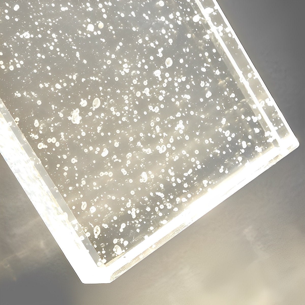 Außenwandleuchte mit Kristalldiffusor – schwarzes Aluminium, warmweiße LED, wasserdicht für Haustür, Terrasse, Gartenweg & Einfahrt – drei Größen | Thomler