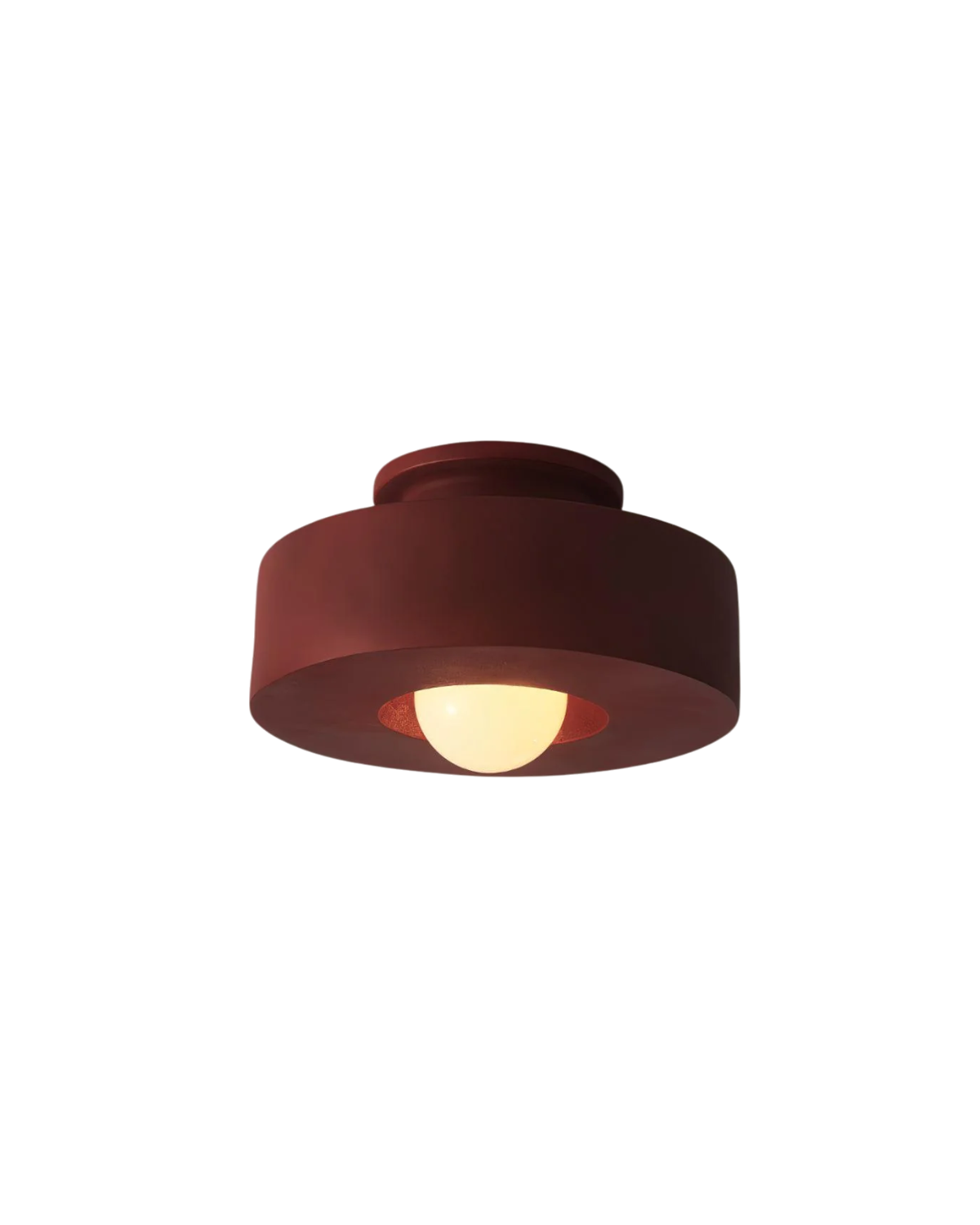 12-Inch Flush Mount LED Ceiling Light Fixture Resin Disc Contemporary Round Panel for Bedroom Hallway Living Room 3000K Warm Glow | Thomler