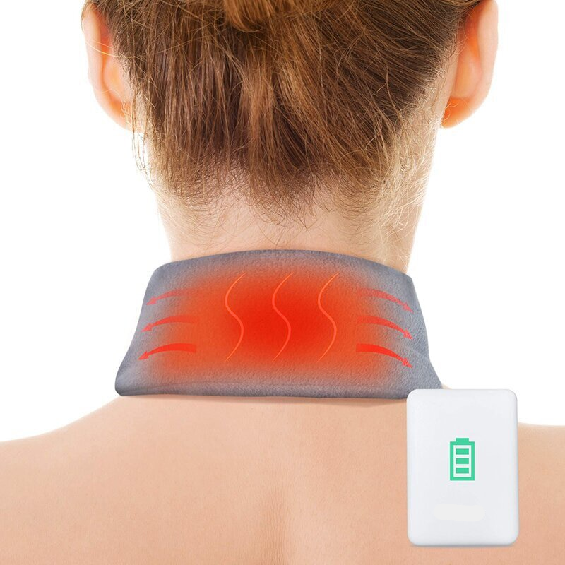 USB Heated Fleece Neck Warmer with 3 Temperature Settings
