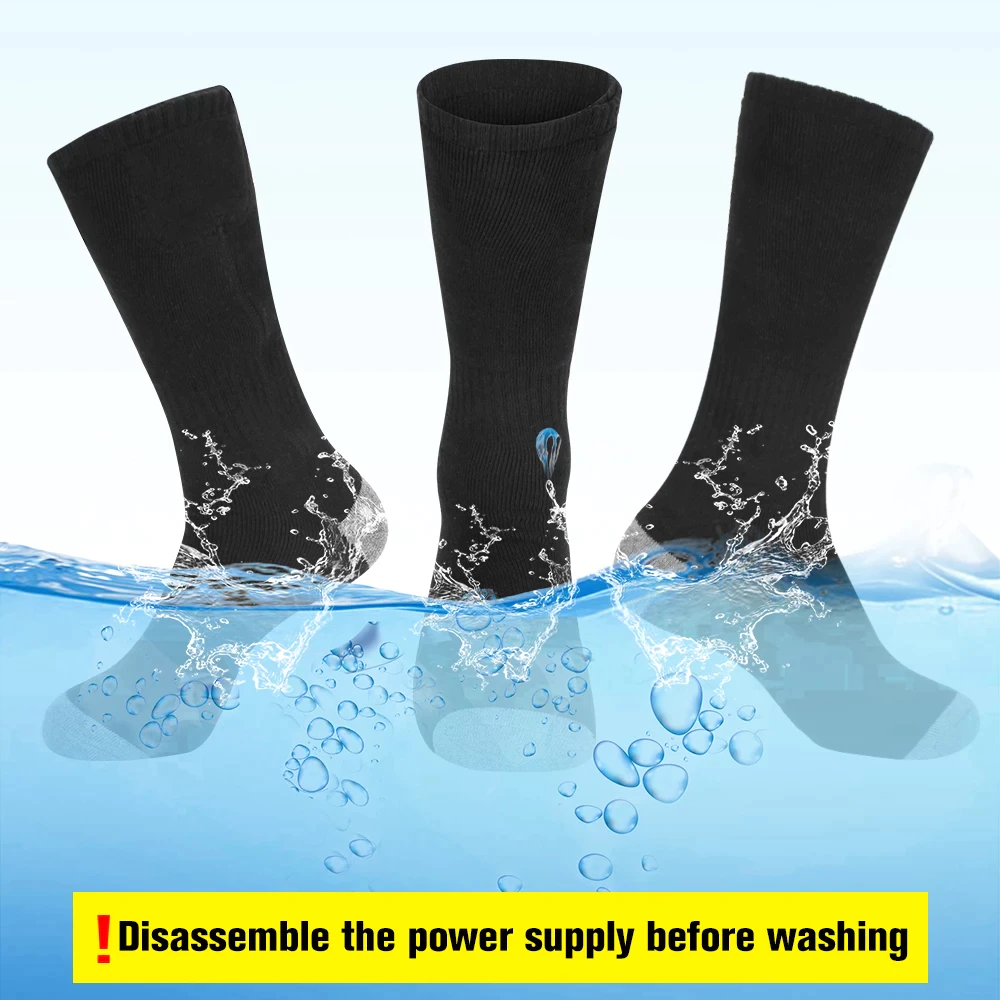 Self-Heating Cotton Socks with Built-In Thermal Technology for Winter Warmth & All-Day Comfort