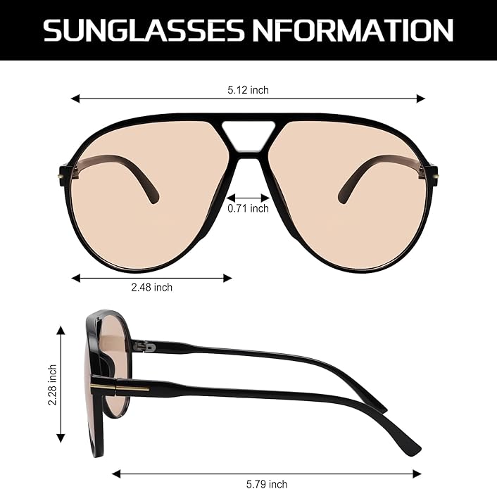 Gafas de sol cuadradas de aviador con protección UV400, unisex, ligeras, estilo retro para hombre y mujer, ideales para exteriores, playa, conducir y uso diario