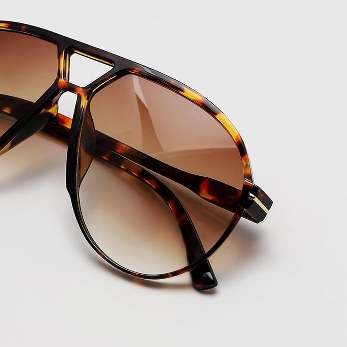 Vierkante Aviator Zonnebril UV400-bescherming Unisex Lichtgewicht Retro Bril voor Dames en Heren Outdoor Strand Rijden Dagelijkse Stijl