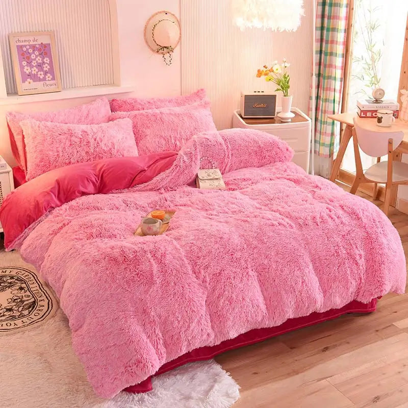 Ultra-Soft Sherpa Fleece Comforter Set – Plush Cloud-Like Warmth for Winter Nights
