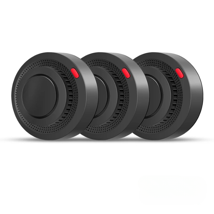 Detector de humo y calor WiFi inteligente con alarma contra incendios