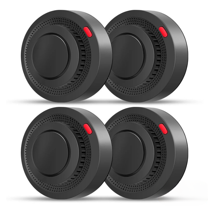 Detector de humo y calor WiFi inteligente con alarma contra incendios