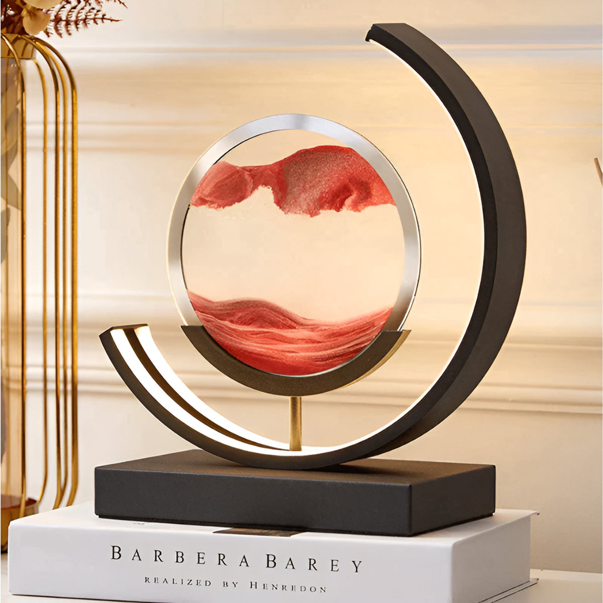 Sand Art Lamp Table Lamp With LED