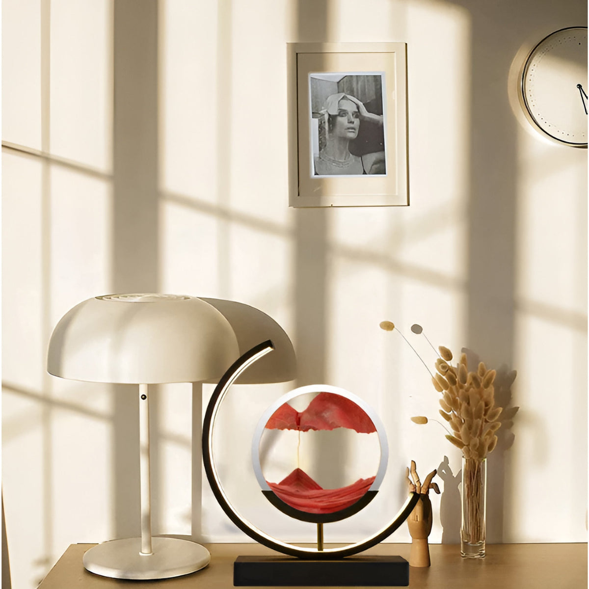 Sand Art Lamp Table Lamp With LED