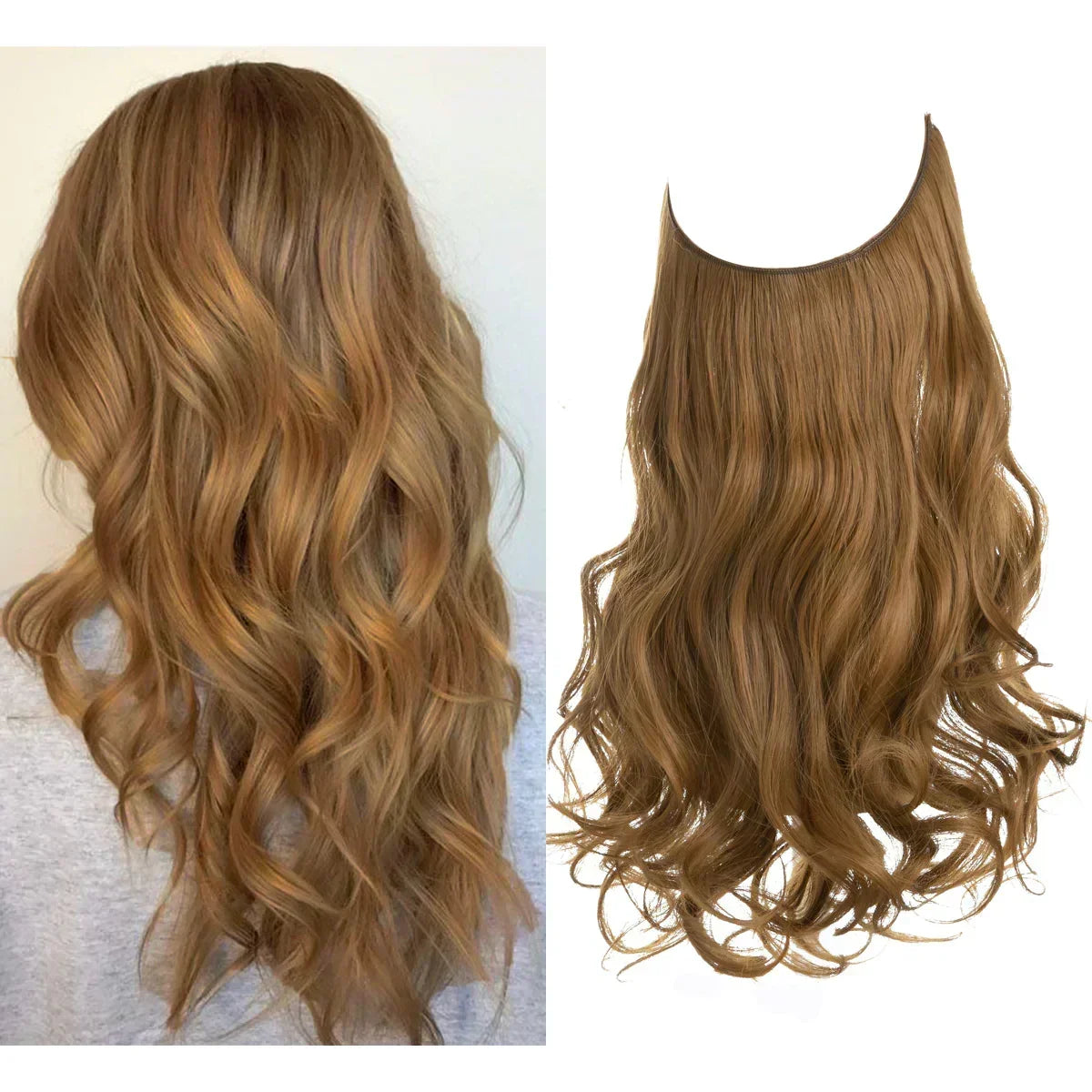 Remy Human Hair Extensions Clip-In Seamless Natural Volume Real Hair Strands Heat Safe Styling Full Ends No Tangle Women's Hair