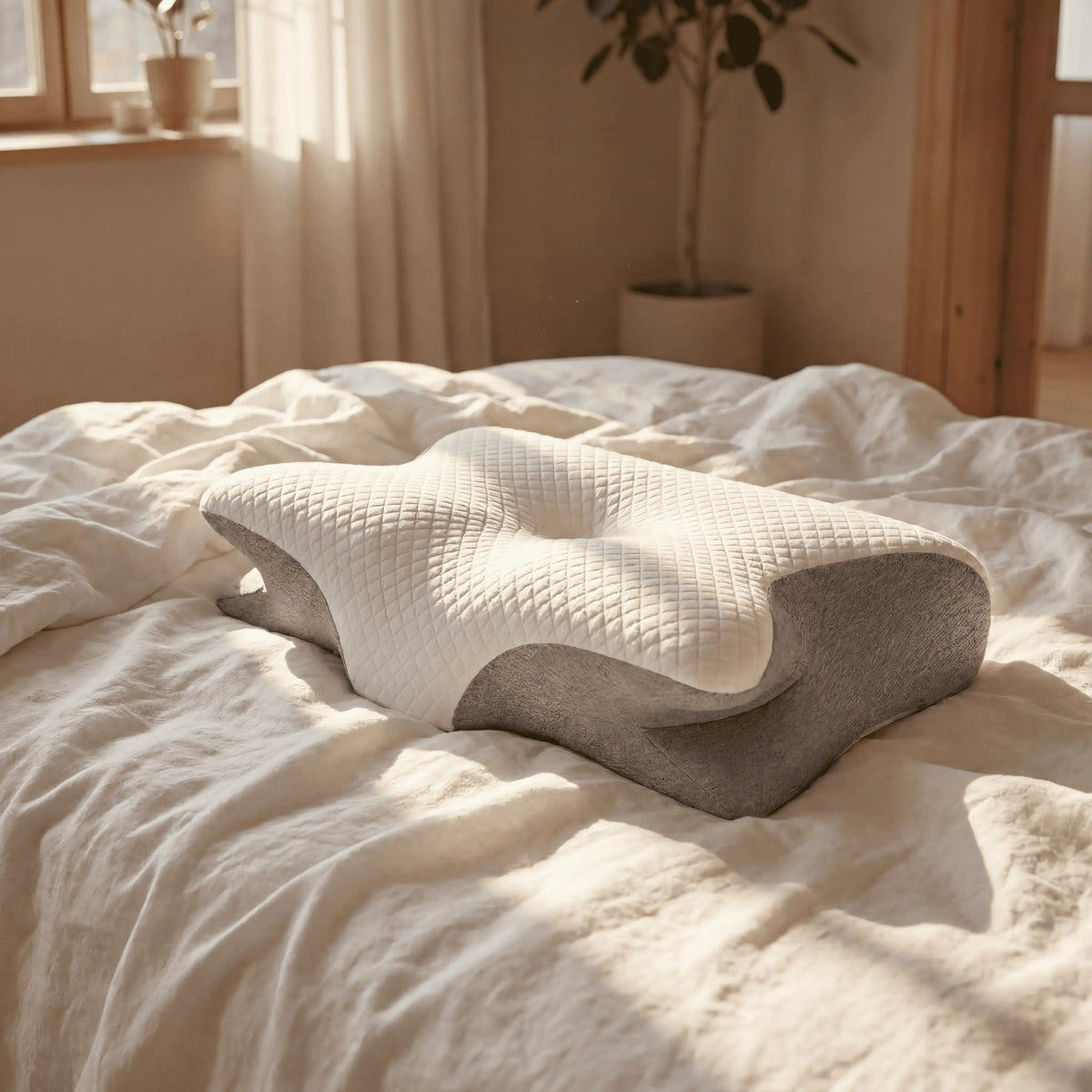 Memory Foam Contour Pillow for Back, Side & Stomach Sleepers