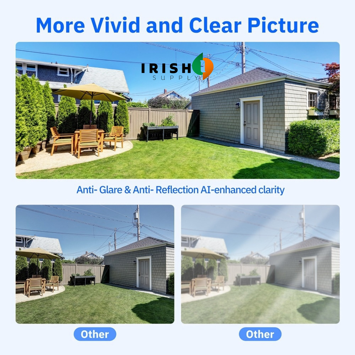 Smart Ai Window Security Camera Wireless Indoor With 2k Color Night Vision And No Monthly Fees