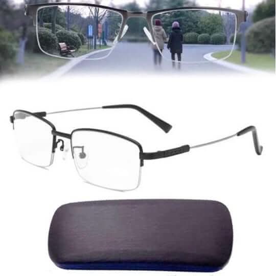 Progressive Reading Glasses with Auto-Adjusting Lenses for Near & Distance Vision | Thomler