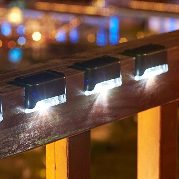 LED Step Light Solar Powered Waterproof 2-Inch ABS Housing for Deck Pathway Garden Stairs Night Safety Outdoor Lighting | Thomler