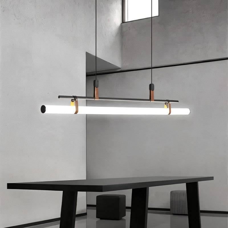 Lámpara de barra LED de metal elegante con altura ajustable para encimeras, espacios de trabajo, mesas de comedor e iluminación de tareas 3000K 6000K Negro Dorado | Thomler