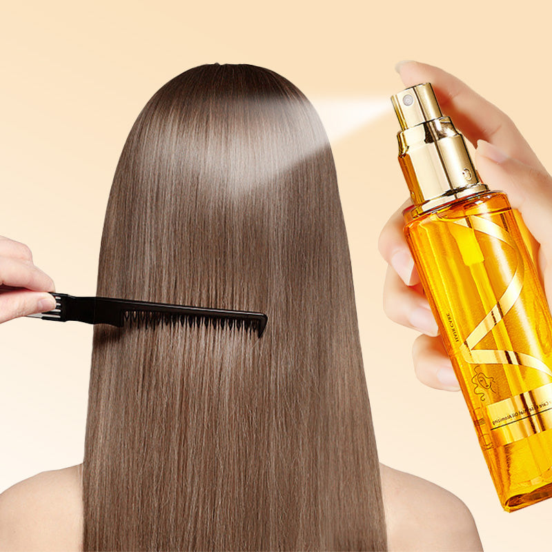 Moisturizing Hair Oil for Shine, Softness & Frizz Control – Lightweight Formula with Argan & Jojoba for All Hair Types | Thomler