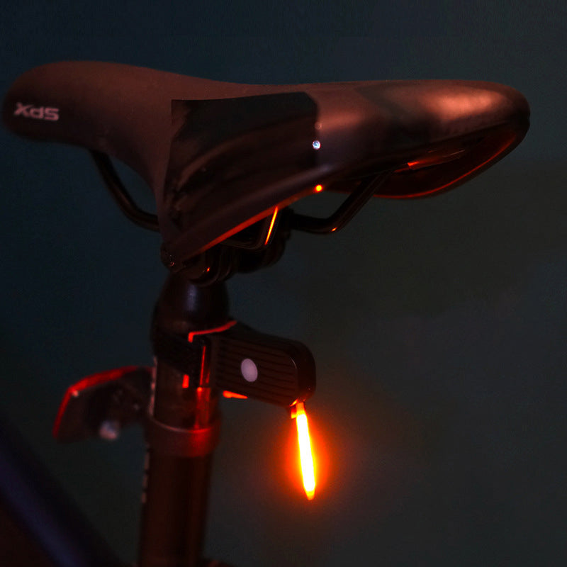 Oplaadbaar LED-fietsachterlicht 40 lumen achterlicht voor veiligheid bij nachtelijk fietsen op de weg, mountainbike en woon-werkverkeer waarschuwingslampje | Thomler