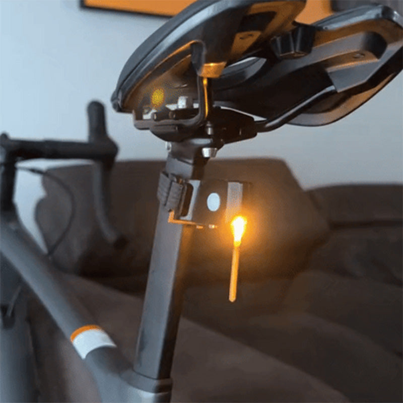 Oplaadbaar LED-fietsachterlicht 40 lumen achterlicht voor veiligheid bij nachtelijk fietsen op de weg, mountainbike en woon-werkverkeer waarschuwingslampje | Thomler
