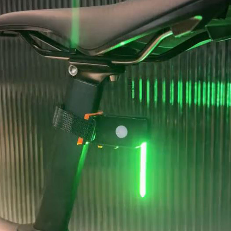 Oplaadbaar LED-fietsachterlicht 40 lumen achterlicht voor veiligheid bij nachtelijk fietsen op de weg, mountainbike en woon-werkverkeer waarschuwingslampje | Thomler