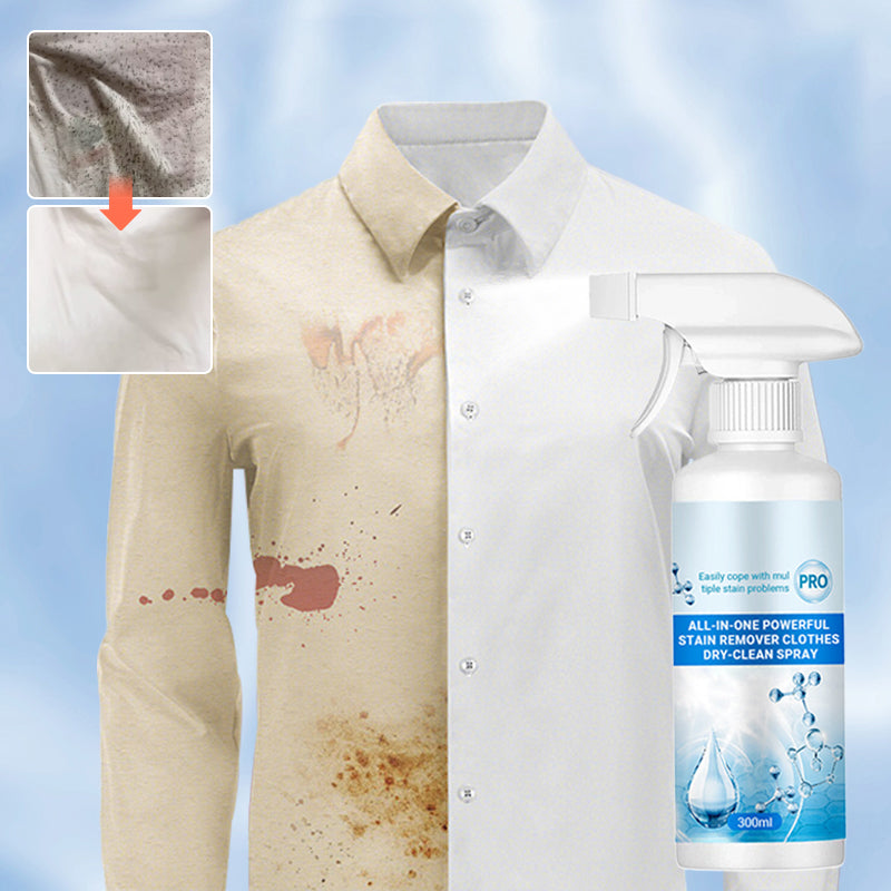Fabric Stain Remover Spray for Clothes & Upholstery – Deep-Cleaning Formula for Grease, Ink & Food Stains – 10.1 fl oz Bottle for Everyday U | Thomler