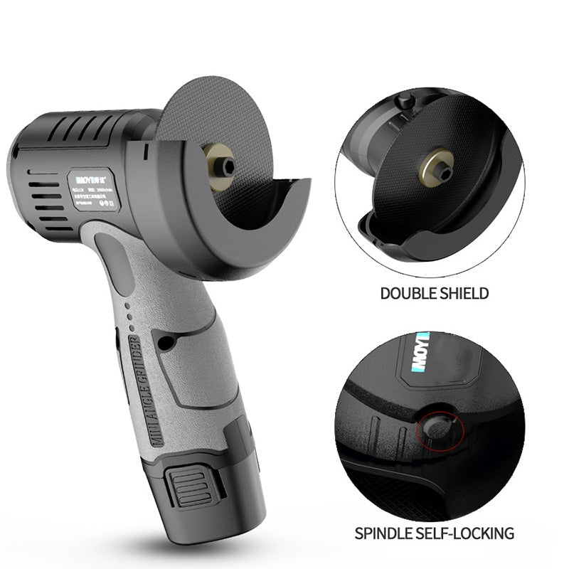 Compact Cordless Rotary Tool 3-Inch Disc 400W Motor 15000 RPM for Metal Cutting Surface Prep Workshop Garage Projects Portable Handheld Grin | Thomler