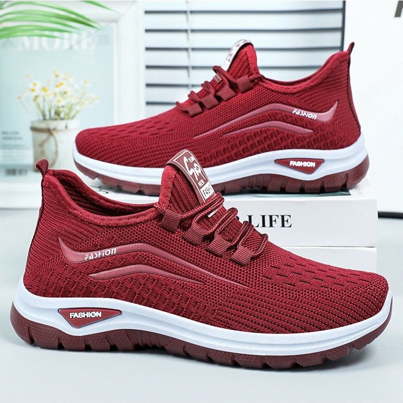 Women's Lightweight Mesh Sneakers – Breathable Slip-On Walking Shoes with Shock-Absorbing Sole for All-Day Comfort & Support | Thomler