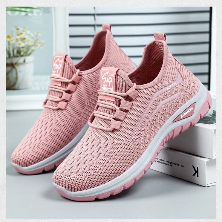 Women's Lightweight Mesh Sneakers – Breathable Slip-On Walking Shoes with Shock-Absorbing Sole for All-Day Comfort & Support | Thomler