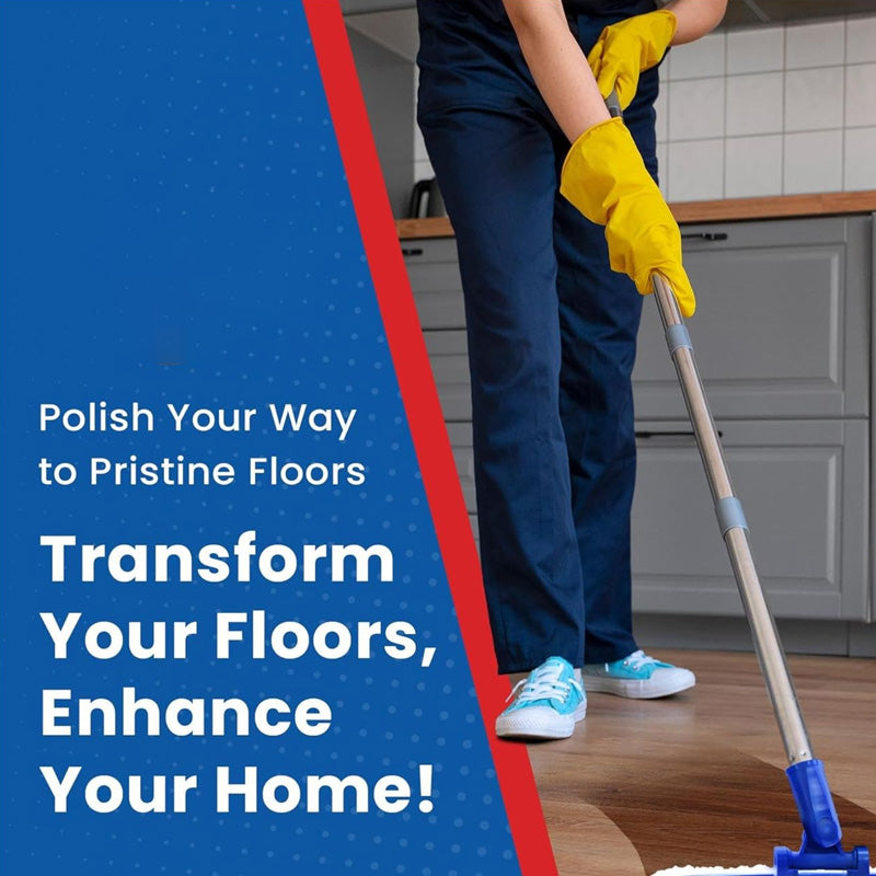Floor Polish & Restorer Liquid – Revives Shine on Hardwood, Tile & Laminate – Hides Scratches & Renews Color for Living Rooms, Kitchens, Hal | Thomler