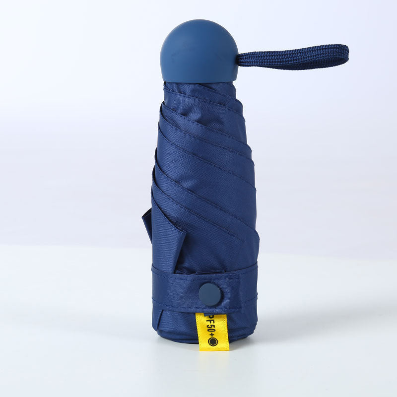 Compact Mini Umbrella with UPF 50+ Sun Protection & Wind-Resistant Frame for Travel & Everyday Carry
