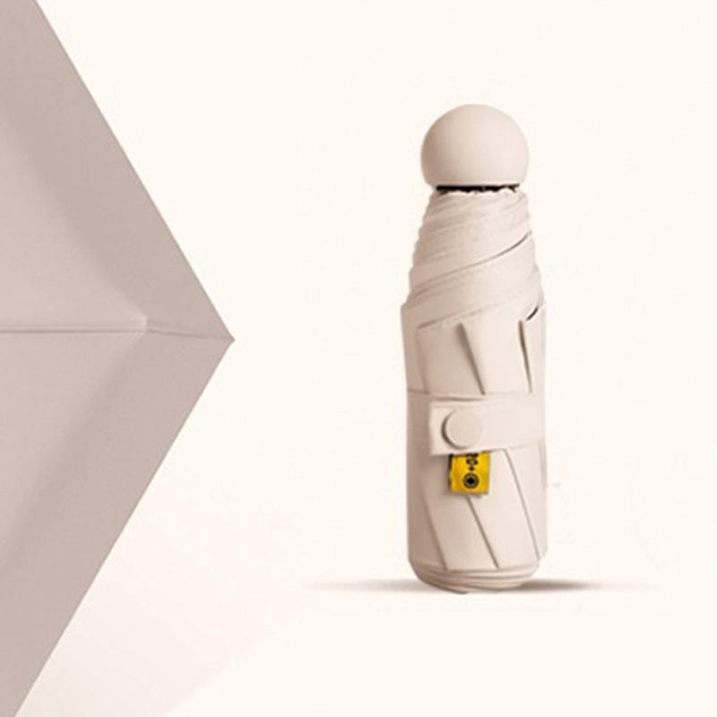 Compact Mini Umbrella with UPF 50+ Sun Protection & Wind-Resistant Frame for Travel & Everyday Carry