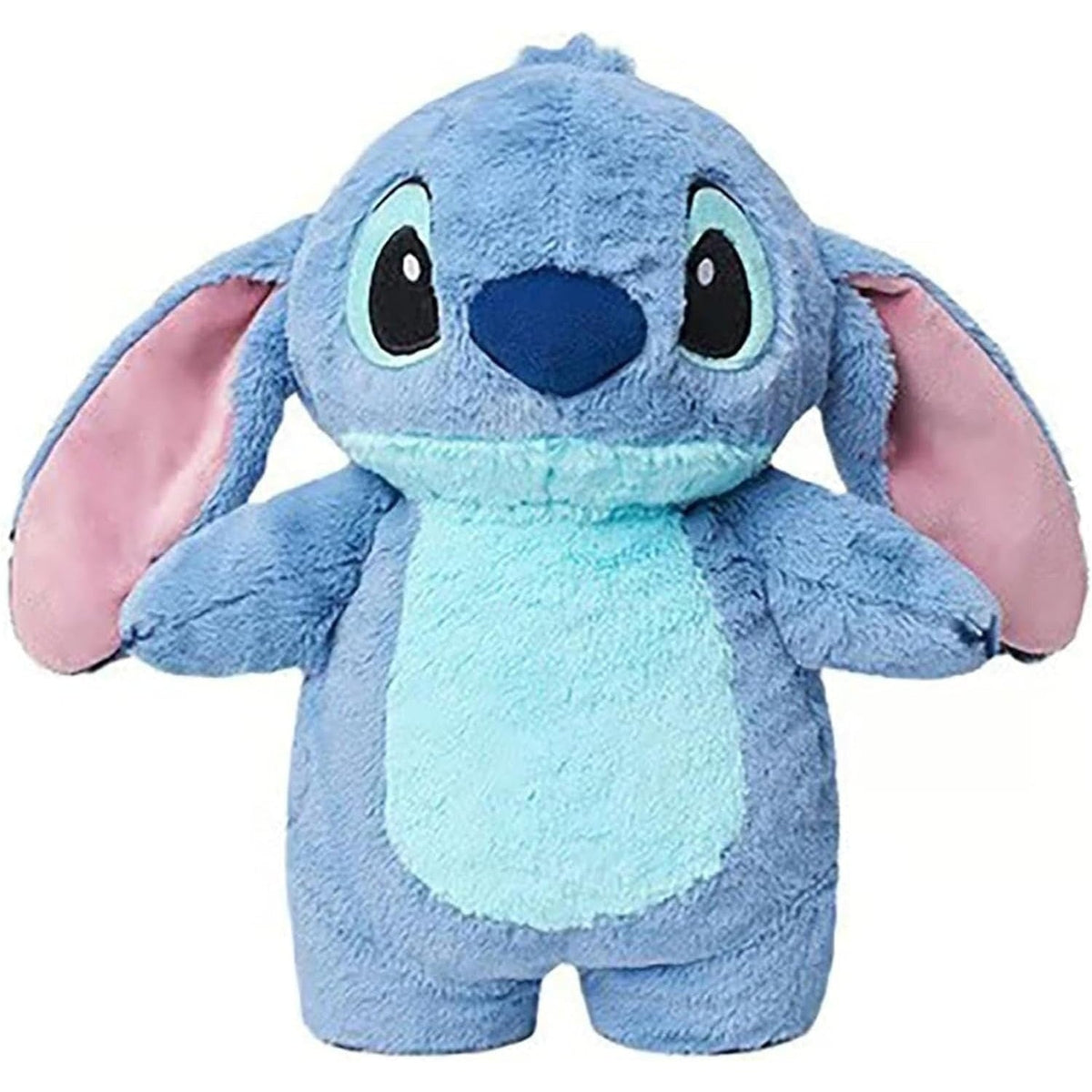Stitch Plush Hot Water Bottle With Removable Rubber Insert Soft & Cozy Warmer