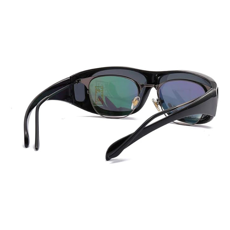 Polarized Fit-Over Sunglasses for Prescription Eyewear with Side Shields for Driving Outdoors Fishing Bright Light Protection | Thomler