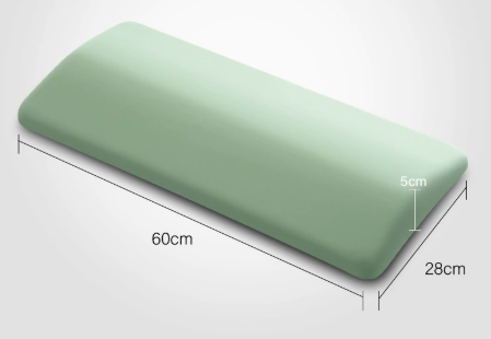Lendenwirbelstützkissen mit Memory-Schaum und abgeschrägter Kante, 60 cm breit