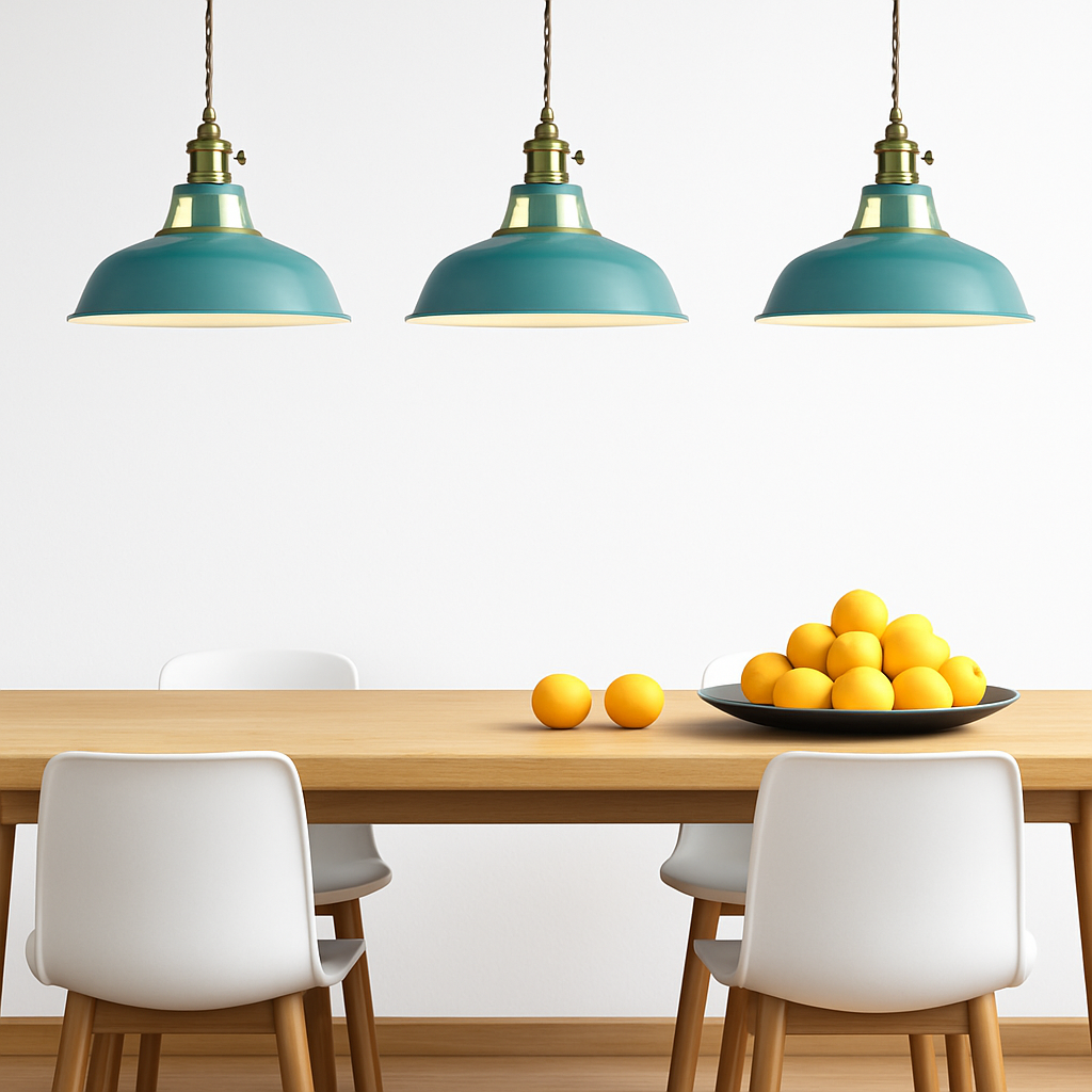 Hanging Ceiling Fixture with 39 in Adjustable Suspension E27 Metal Shade for Kitchen Island Dining Room Modern Drop Light | Thomler