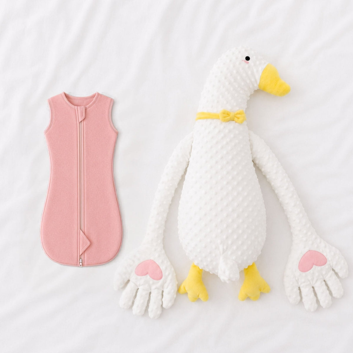 Pack de arrullo para bebé y peluche relajante con palmadas – Arrullo para brazos en alto con compañero de sueño rítmico