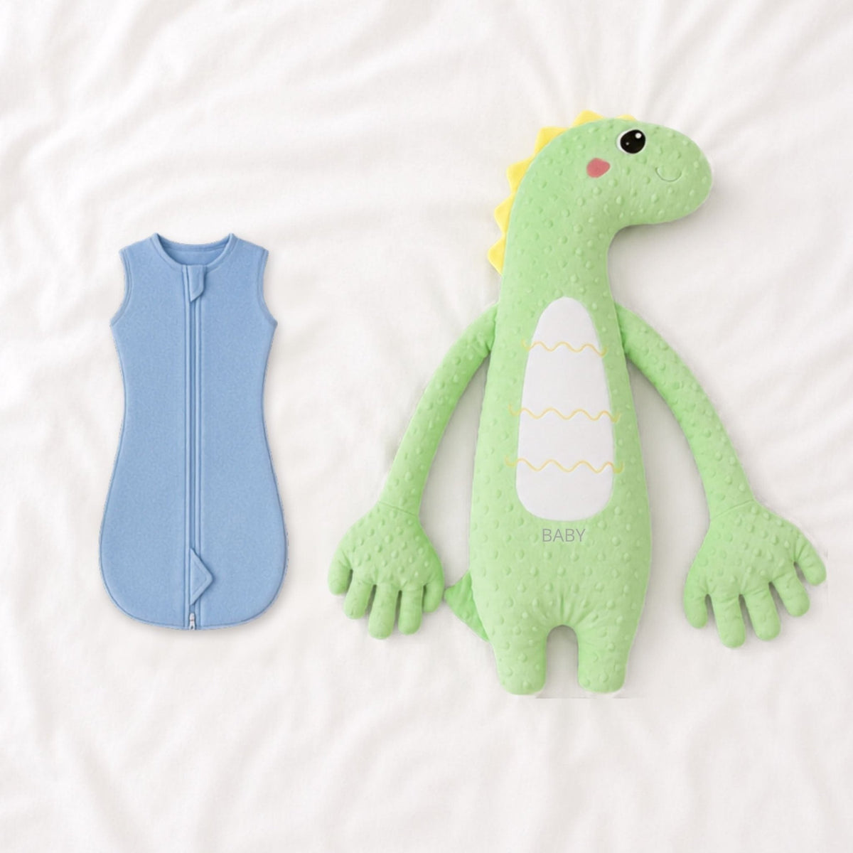 Pack de arrullo para bebé y peluche relajante con palmadas – Arrullo para brazos en alto con compañero de sueño rítmico