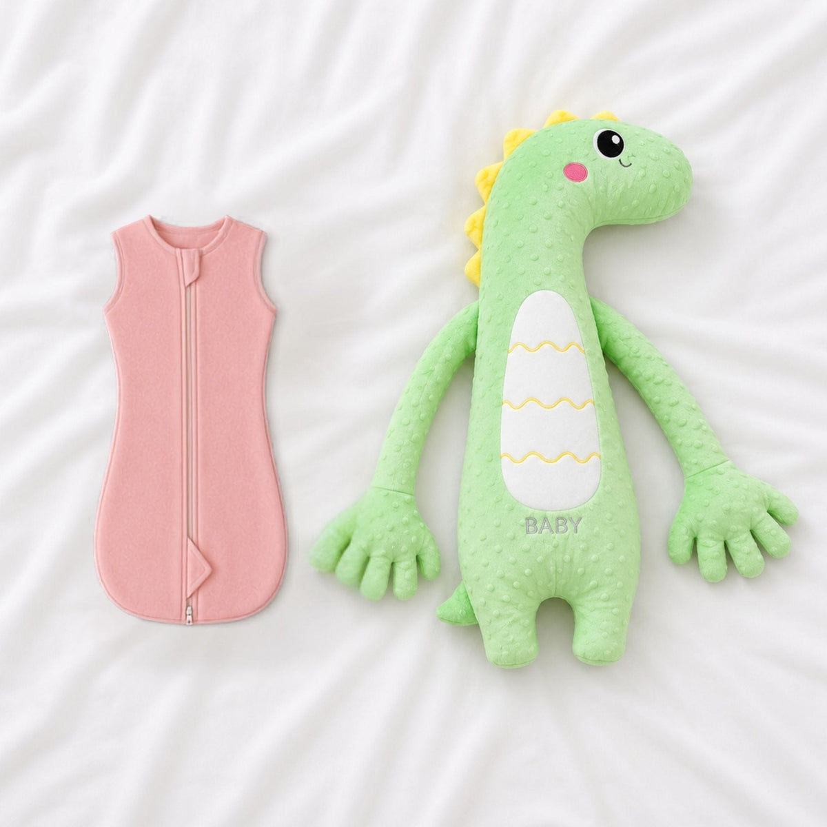 Pack de arrullo para bebé y peluche relajante con palmadas – Arrullo para brazos en alto con compañero de sueño rítmico
