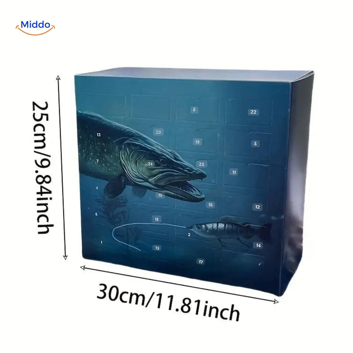 Angling Countdown Box – 24-Day Fishing Gear Surprise Calendar for December