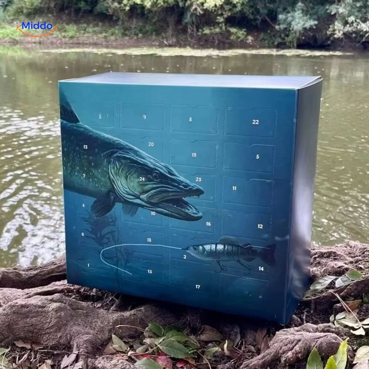 Angling Countdown Box – 24-Day Fishing Gear Surprise Calendar for December