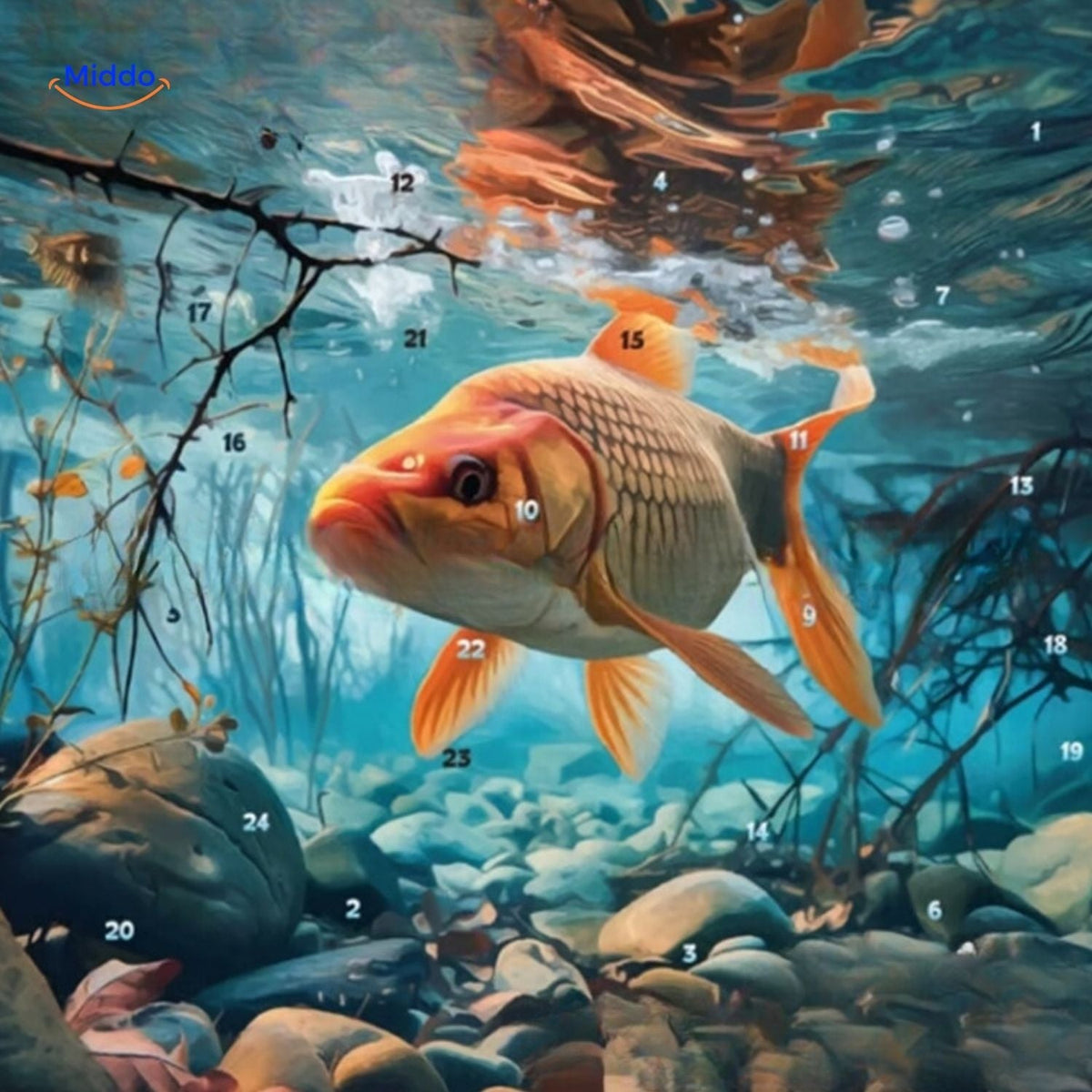 Angling Countdown Box – 24-Day Fishing Gear Surprise Calendar for December